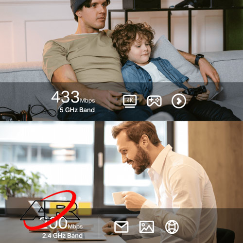 کارت شبکه USB بی سیم تی پی لینک مدل Archer T2UB Nano AC600 — تصویر ۳