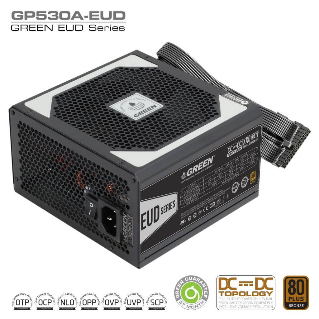 پاور گرین GP530A-EUD با توان 530 وات