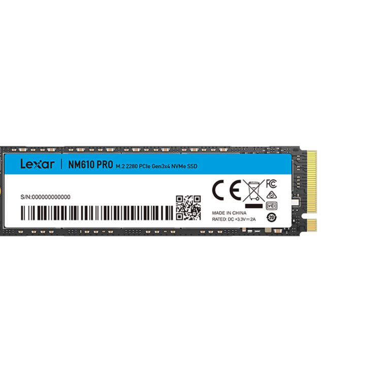 حافظه اس اس دی اینترنال لکسار NM610 Pro M.2 2280 NVMe ظرفیت 1 ترابایت