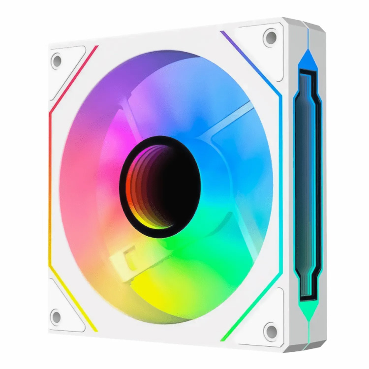 فن کیس Awest AVI-120 ARGB Reverse Blade – ‌White — تصویر ۲