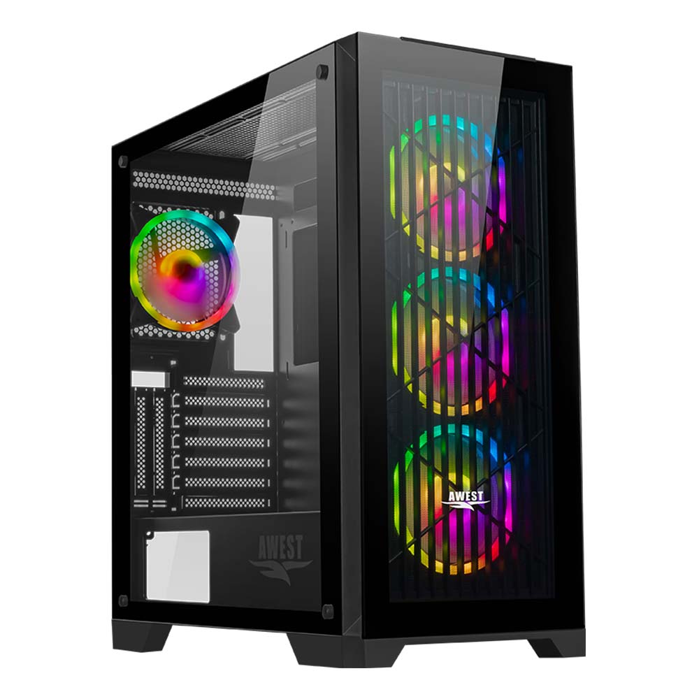 کیس کامپیوتر اوست مدل AWEST GT-AV312-MB — تصویر ۲