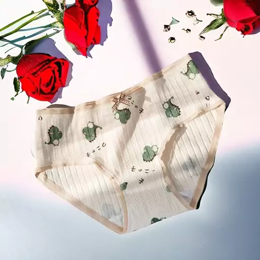 شورت عروسکی زنانه طرح دایناسور سبز — تصویر ۷