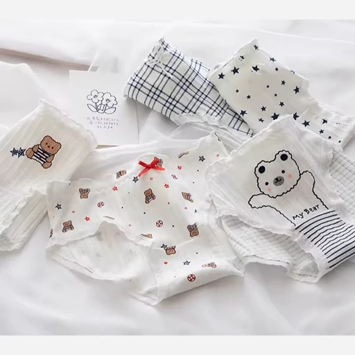 بسته 5 عددی شورت عروسکی زنانه مدل My Bear — تصویر ۷