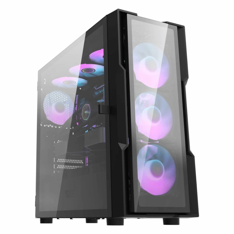 کیس کامپیوتر گیمینگ دارک فلش مدل DK431 Glass BK
