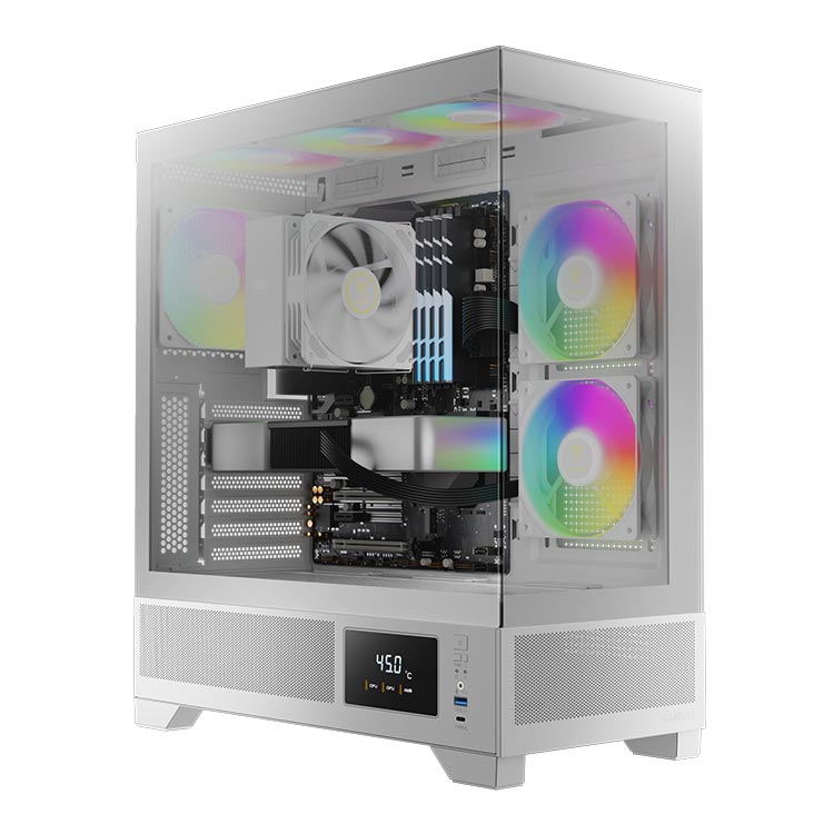 کیس گیمینگ GAMEDIAS ATLAS M1 WH — تصویر ۲