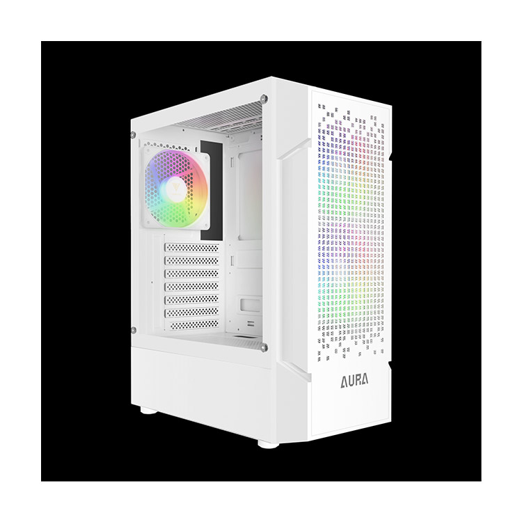 کیس گیمینگ GAMEDIAS AURA GC7 WH — تصویر ۲