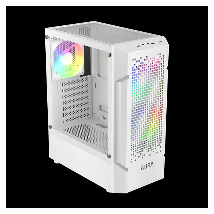 کیس گیمینگ GAMEDIAS AURA GC7 WH — تصویر ۵