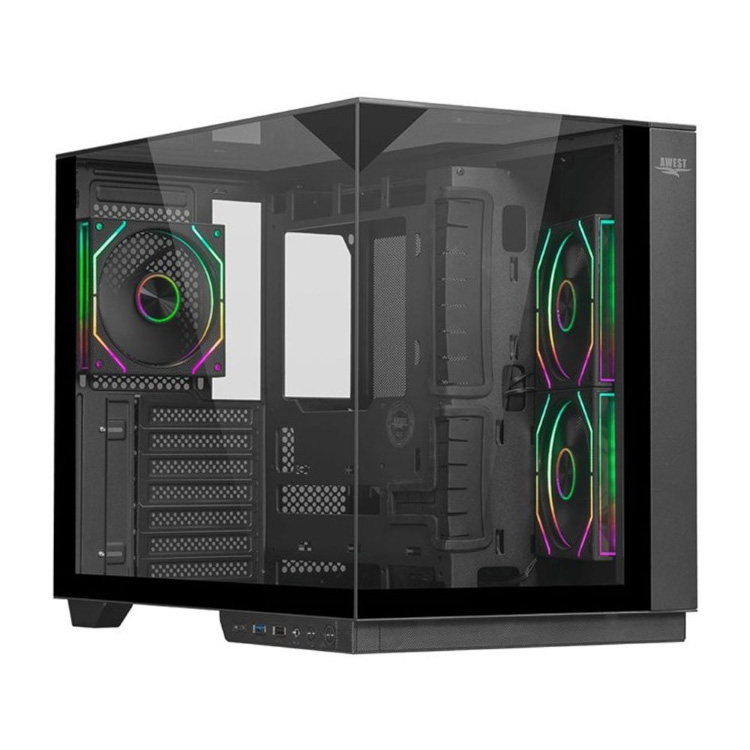 کیس گیمینگ اوست مدل AWEST AQ17 TG B