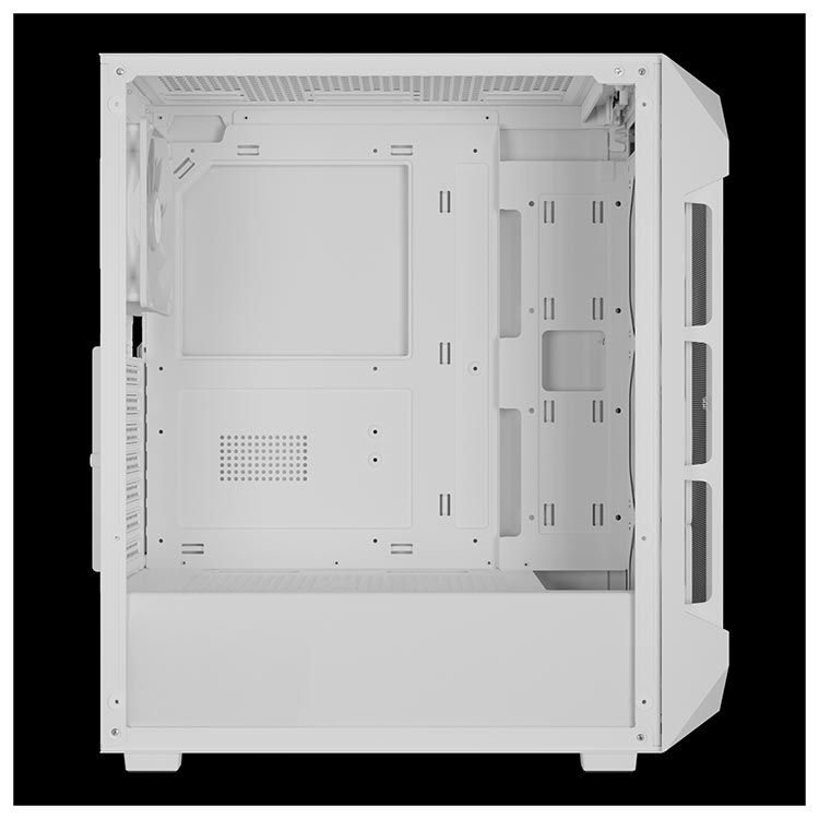 کیس گیمینگ GAMEDIAS AURA GC1 ELITE WH ARGB — تصویر ۳