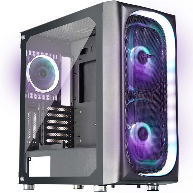 کیس گیمینگ Mid Tower فاطر مدل Fater FG-790B — تصویر ۲