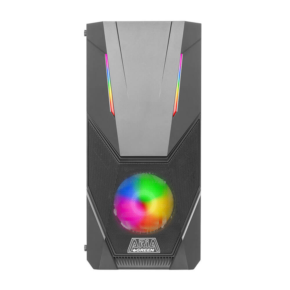 کیس گیمینگ گرین آریا CASE GREEN ARIA RGB — تصویر ۲