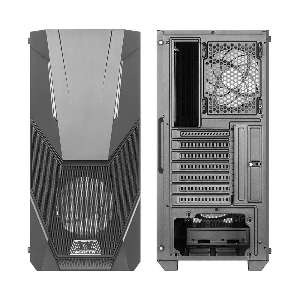 کیس گیمینگ گرین آریا CASE GREEN ARIA RGB — تصویر ۴