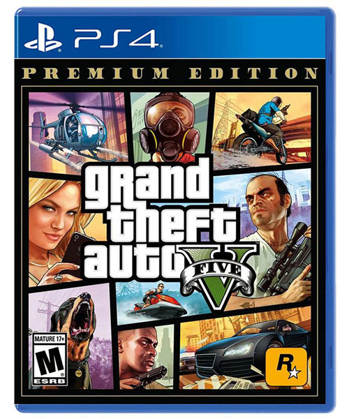 بازی دیسکی gta v premium برای ps4
