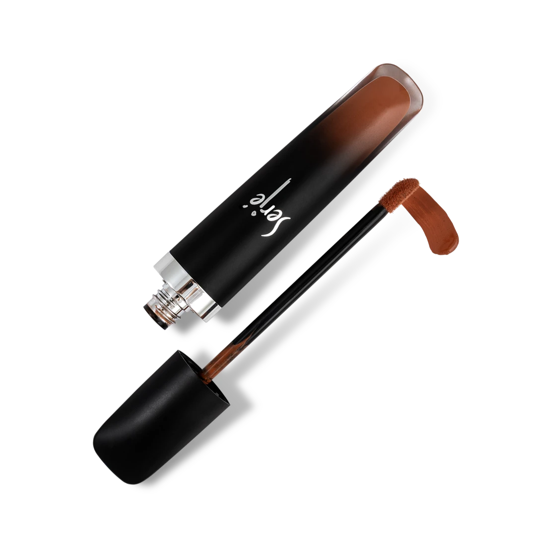 رژ لب مایع مخملی مات سرژه کد 104 (Brownish Nude) — تصویر ۲