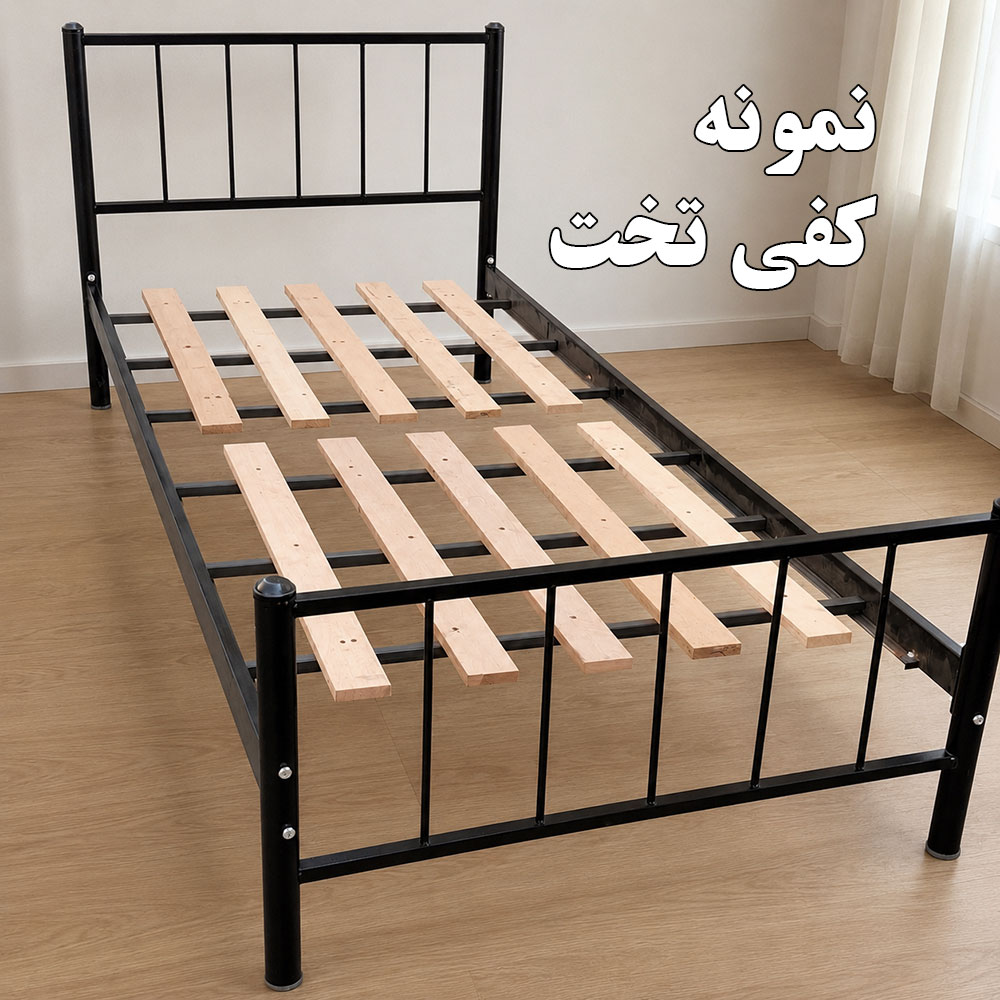 تخت خواب دو طبقه فلزی مدل آدیداس — تصویر ۳