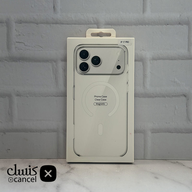قاب Clear Case مگ سیف دار آیفون 17Pro دارای رنگبندی