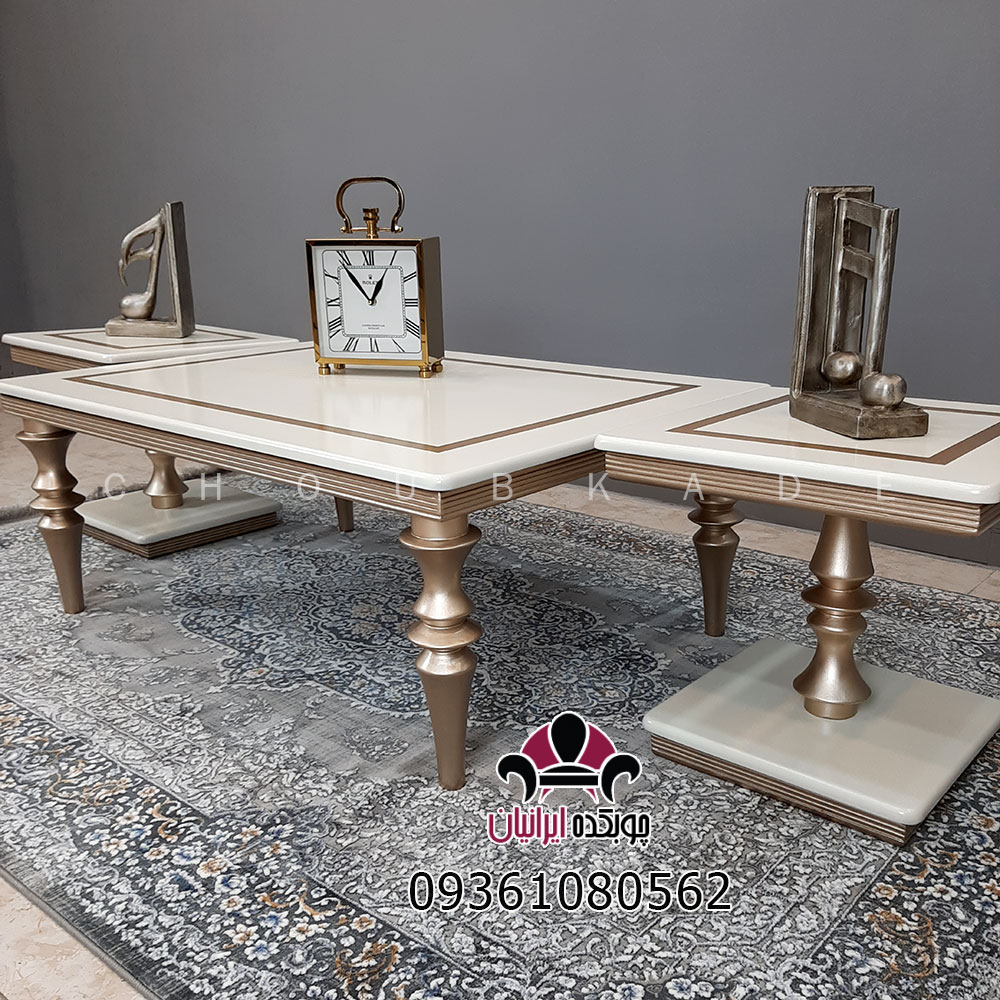 میز جلو مبلی عسلی چوبی وینچنزا — تصویر ۷