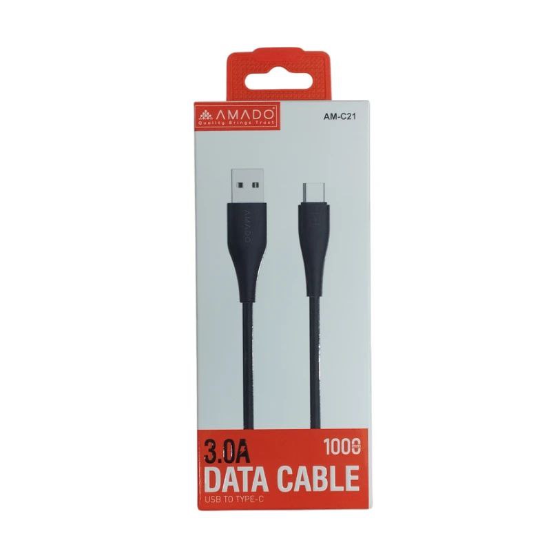 کابل USB به تایپ سی آمادو مدل AM-C21 یک متری — تصویر ۲