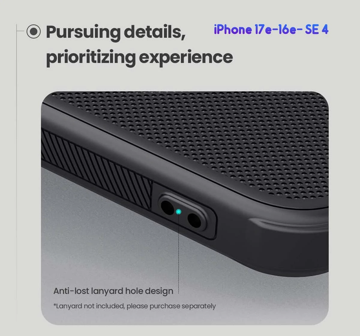 قاب ضدضربه iPhone 17e مارک نیلکین مدل Super Frosted Shield Pro — تصویر ۳