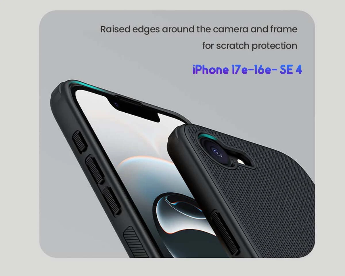 قاب ضدضربه iPhone 17e مارک نیلکین مدل Super Frosted Shield Pro — تصویر ۴