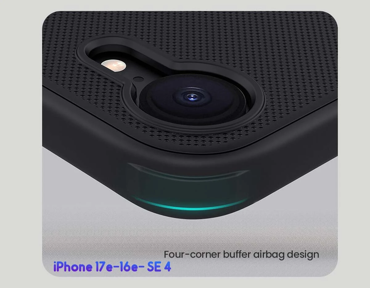 قاب ضدضربه iPhone 17e مارک نیلکین مدل Super Frosted Shield Pro — تصویر ۶