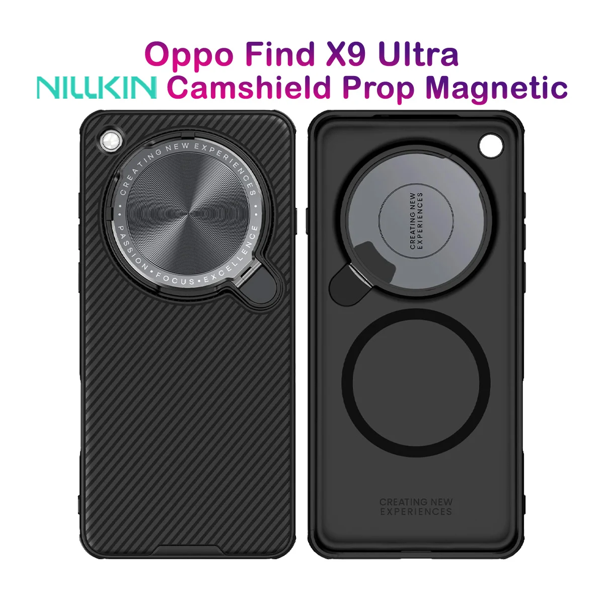 گارد مگنتی کمرا استند Oppo Find X9 Ultra مارک نیلکین مدل CamShield Prop Magnetic