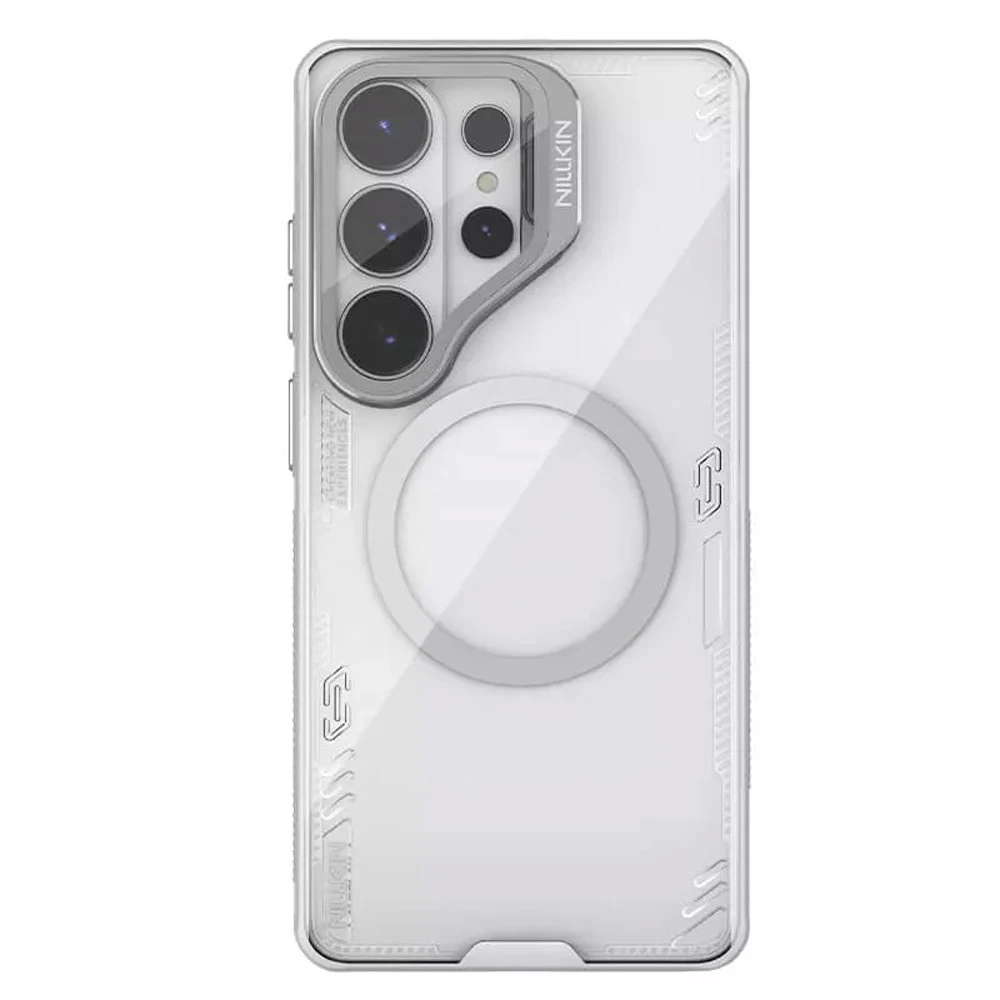 قاب کریستالی کمرا استند شیشه‌ای Galaxy S26 Ultra مارک نیلکین مدل Iceblade Prop — تصویر ۵