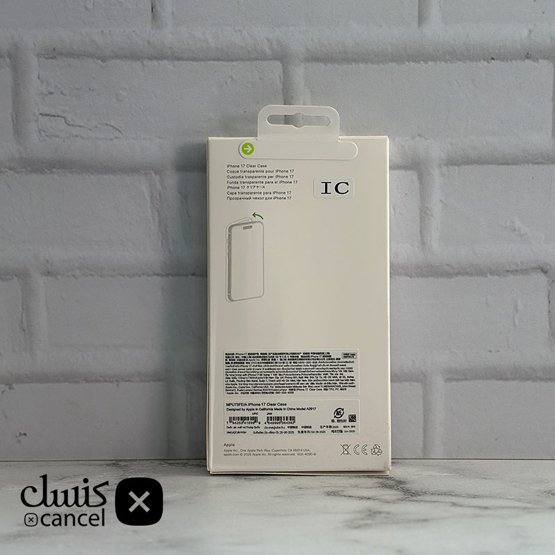 قاب اورجینال Clear Case مگ سیف دار آیفون 17 — تصویر ۴