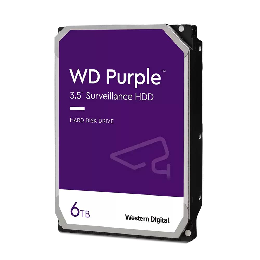 هارد دیسک اینترنال وسترن دیجیتال مدل Purple ظرفیت 6 ترابایت (WD64PURZ) — تصویر ۲