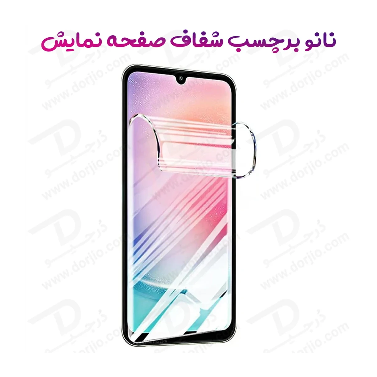 نانو برچسب شفاف صفحه نمایش Poco C81 — تصویر ۲