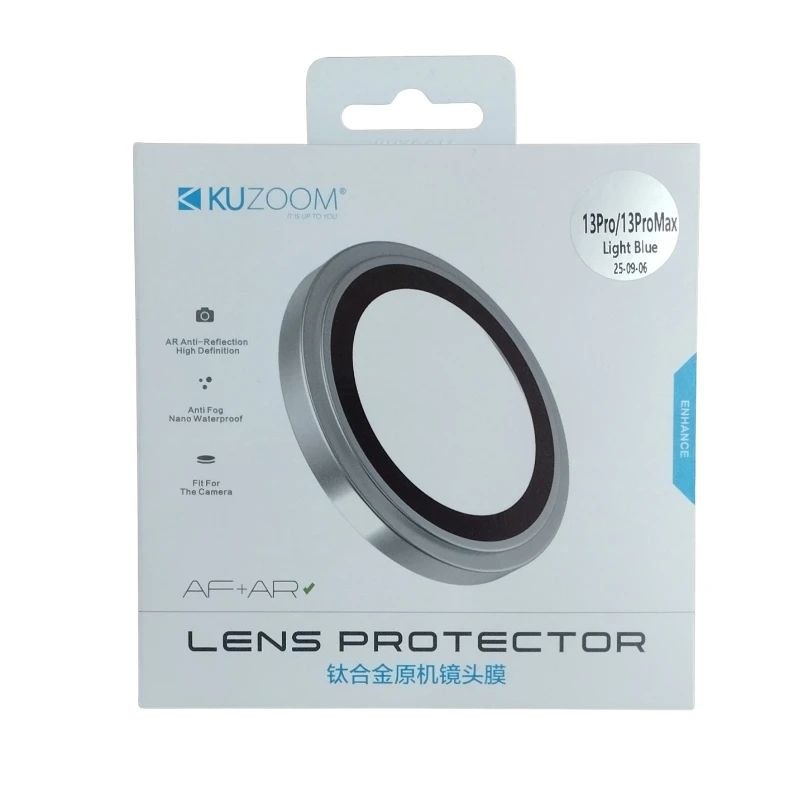 محافظ لنز آیفون 13pro و 13promax از برند کوزوم KUZOOM — تصویر ۲