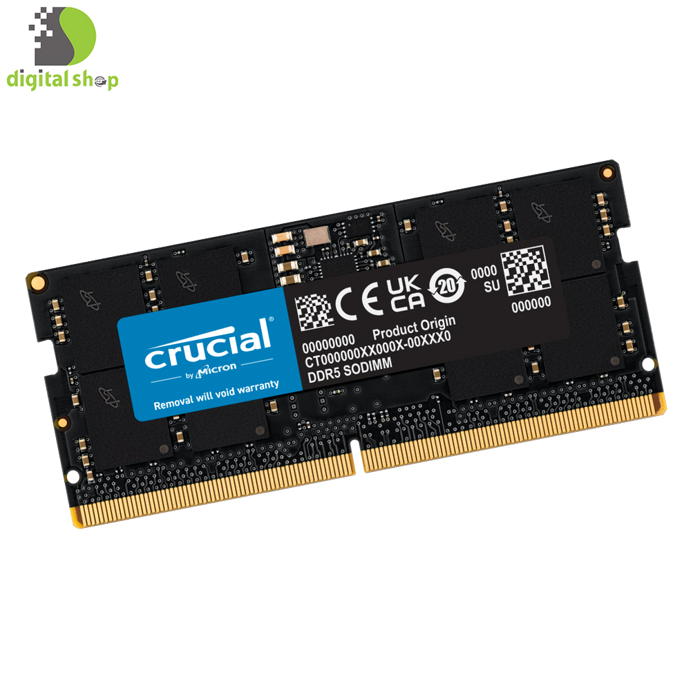 رم لپ تاپ DDR5 تک کاناله 4800 مگاهرتز CL40 کروشیال مدل CB16G48C40S5 ظرفیت 16 گیگابایت — تصویر ۳