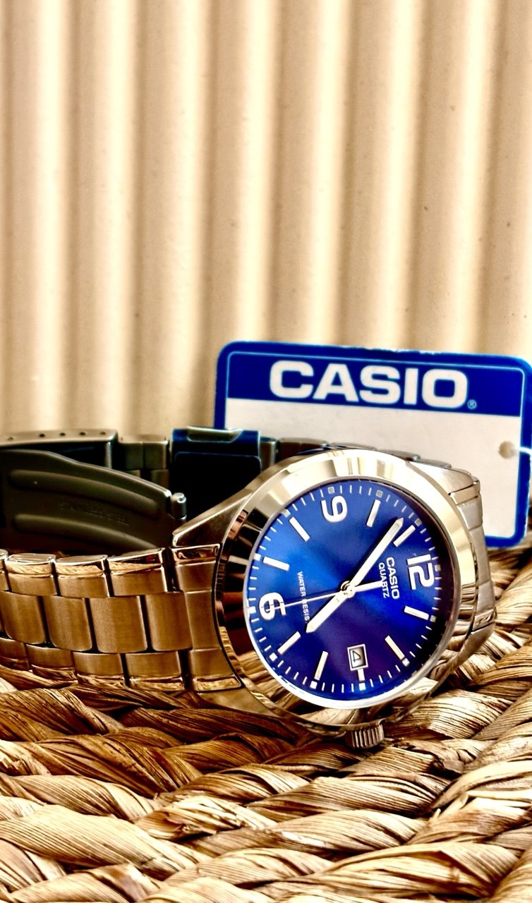 ساعت مچی - CASIO - کاسیو مردانه MTP-1215A-2A- برای آقایان خوش سلیقه — تصویر ۲