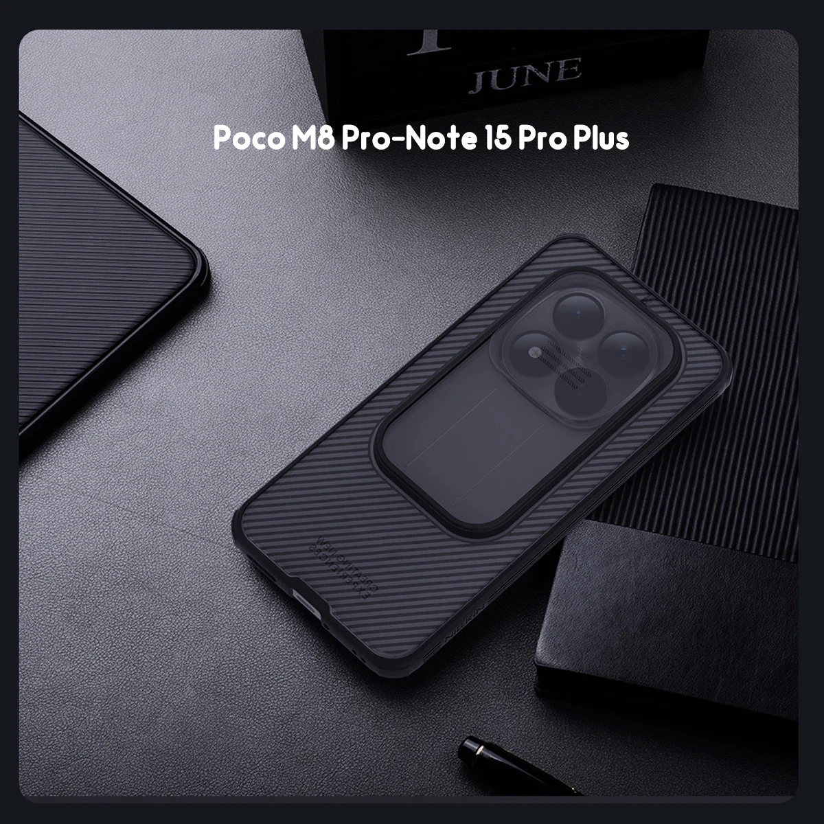 گارد ضدضربه دودی Poco M8 Pro مارک نیلکین مدل Camshield Pro Clear — تصویر ۶