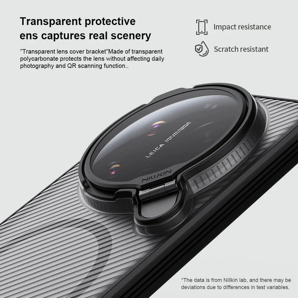 گارد مگنتی دودی کمرا استند Xiaomi 17 Ultra مارک نیلکین مدل CamShield Prop Magnetic — تصویر ۳