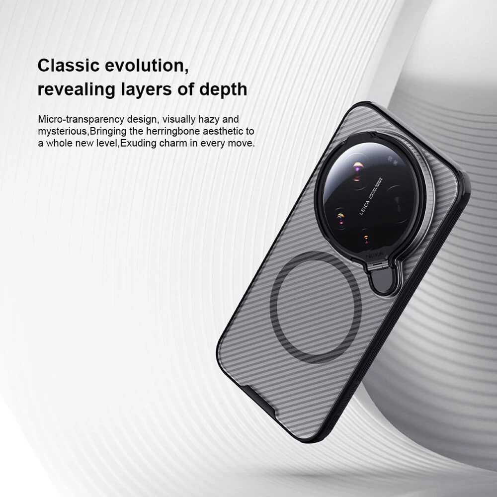 گارد مگنتی دودی کمرا استند Xiaomi 17 Ultra مارک نیلکین مدل CamShield Prop Magnetic — تصویر ۴