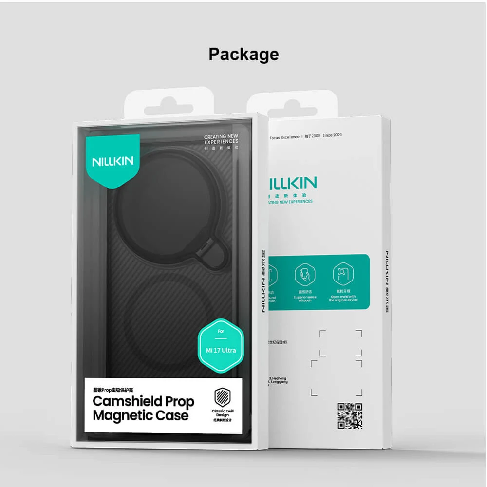 گارد مگنتی دودی کمرا استند Xiaomi 17 Ultra مارک نیلکین مدل CamShield Prop Magnetic — تصویر ۷