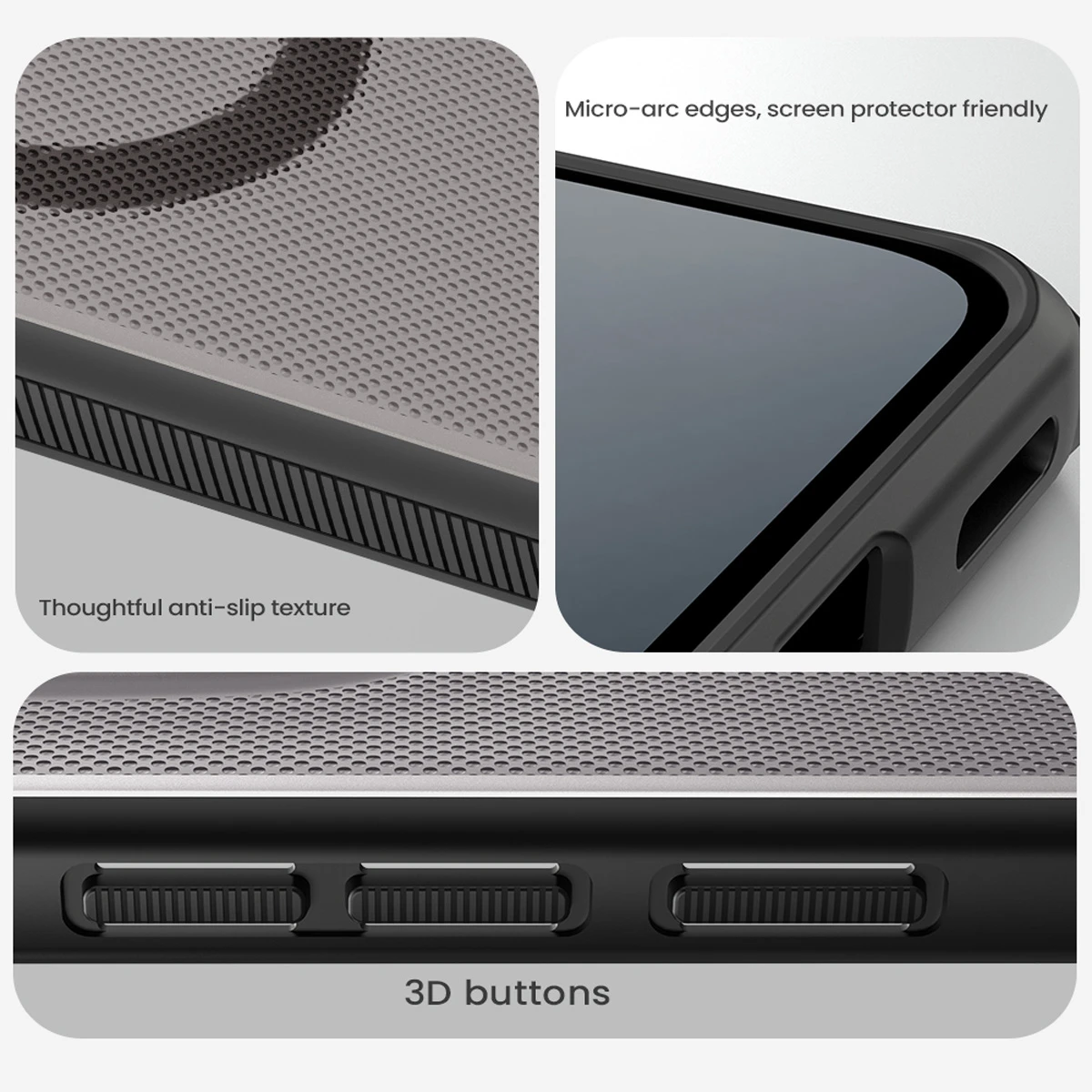 قاب ضدضربه دودی مگنتی Poco M8 Pro مارک نیلکین مدل Super Frosted Shield Pro Clear Magnetic — تصویر ۴