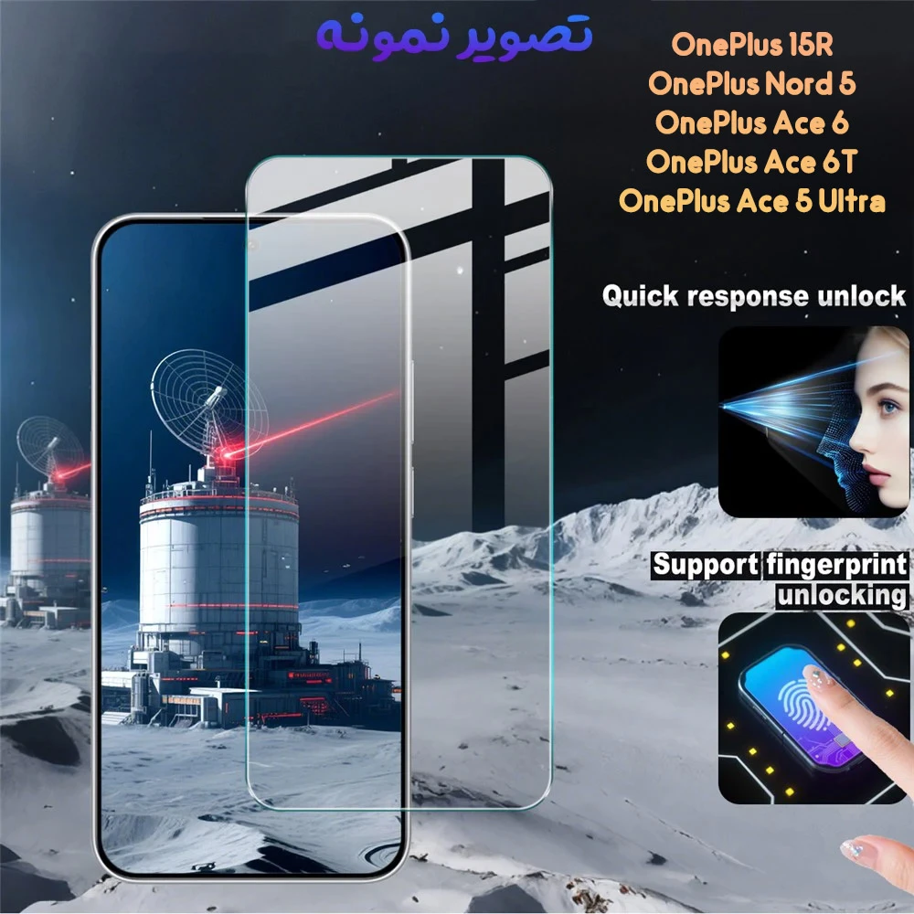 گلس OnePlus Nord 5 مدل تمام شفاف بدون حاشیه مارک Mietubl — تصویر ۵