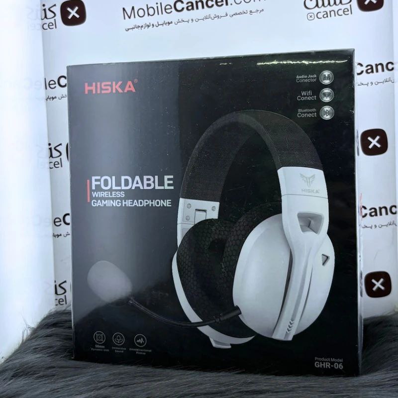 هدفون بلوتوثی گیمینگ هیسکا مدل GHR-06 — تصویر ۴