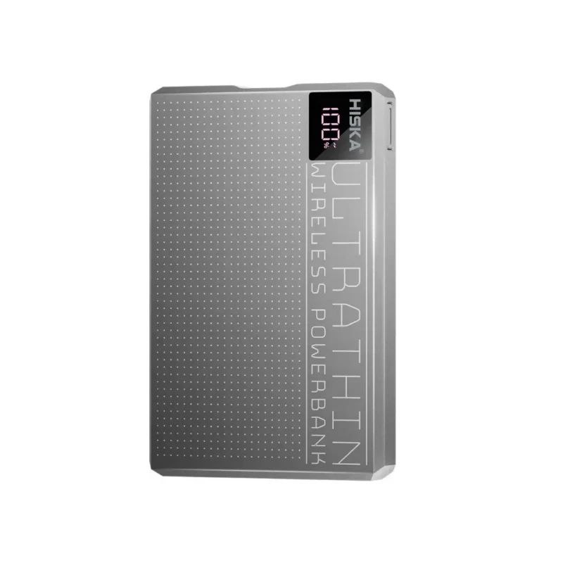 پاوربانک وایرلس هیسکا مدل HP-124PD ظرفیت 10000 میلی آمپر — تصویر ۲