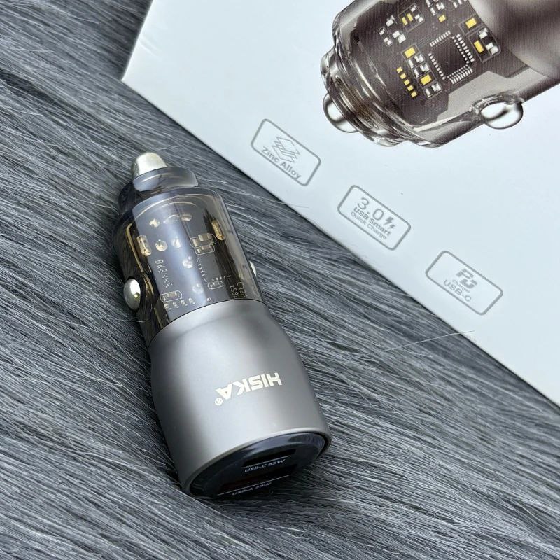 شارژر فندکی 95 وات هیسکا مدل HCC-329 — تصویر ۳