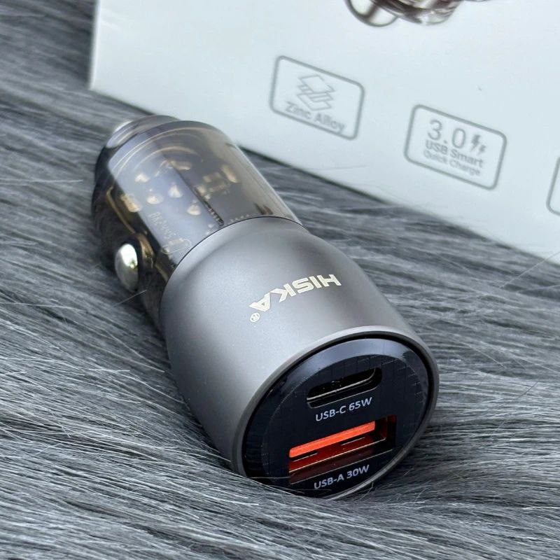 شارژر فندکی 95 وات هیسکا مدل HCC-329 — تصویر ۴