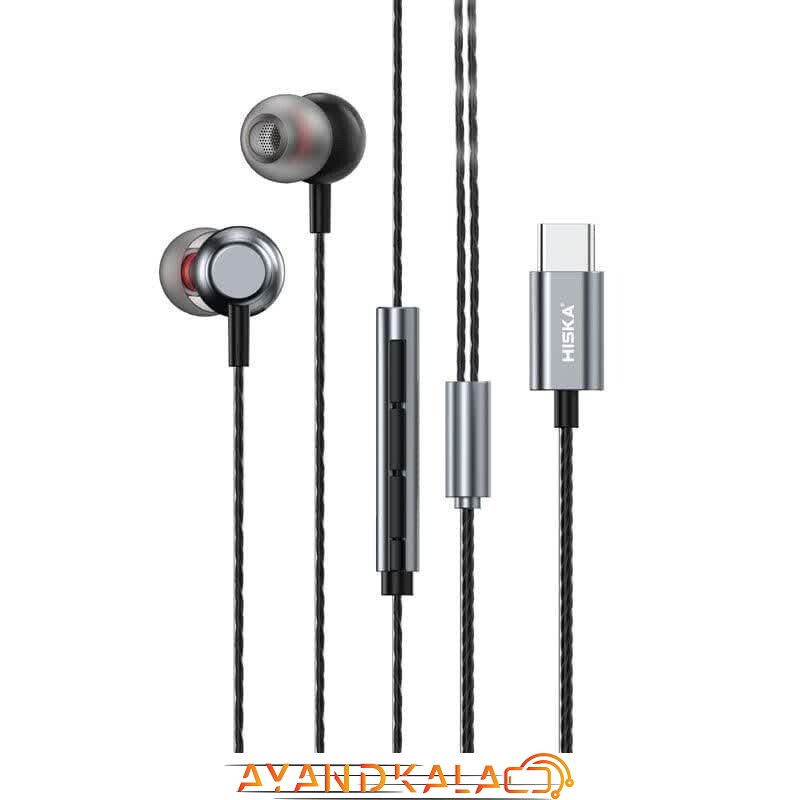هندزفری سیمی هیسکا تایپ سی مدل HK-709C — تصویر ۵