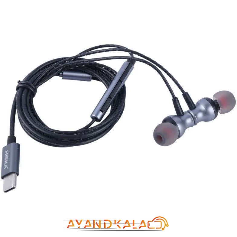 هندزفری سیمی هیسکا تایپ سی مدل HK-709C — تصویر ۶