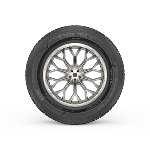 لاستیک یزد تایر سایز 165/65R13 طرح گل SUN (تولید2025) یک جفت — تصویر ۷