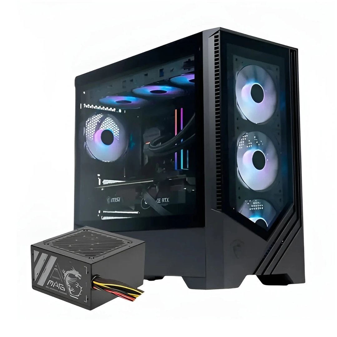 باندل کیس کامپیوتر و پاور ام اس آی MSI PAG Forge M100A D50 — تصویر ۲