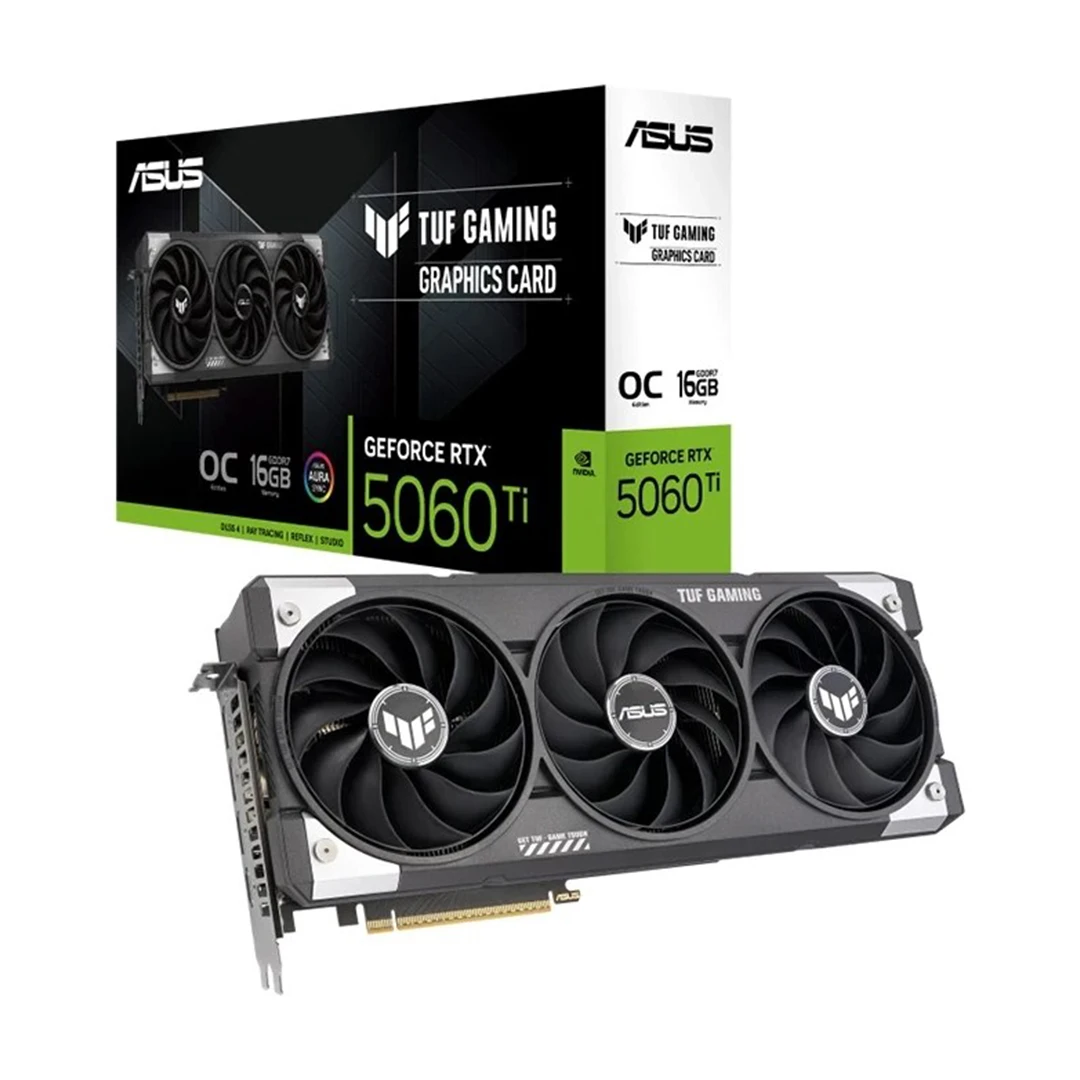 کارت گرافیک ایسوس ASUS TUF Gaming GeForce RTX 5060 Ti OC 16GB