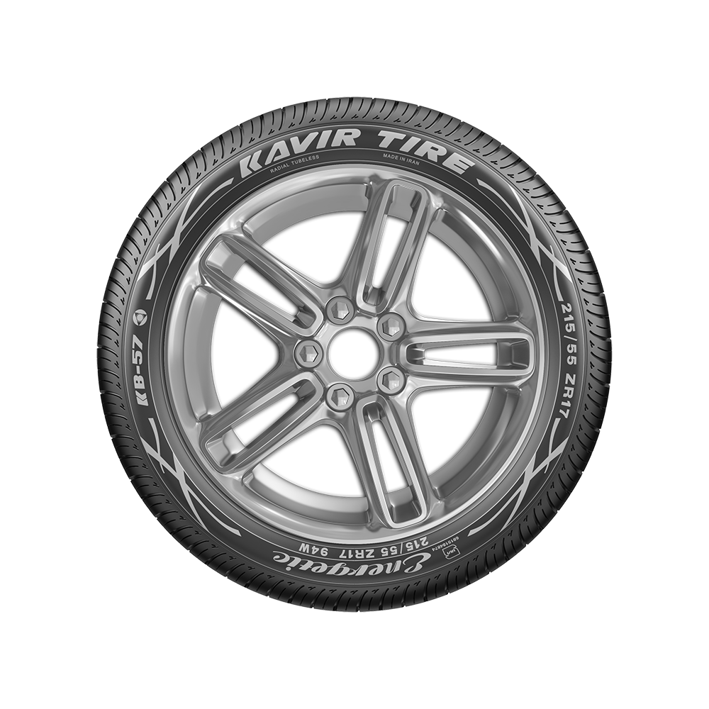 لاستیک کویر تایر سایز 215/60R16 طرح گل KB57 (تولید2026) یک جفت — تصویر ۳