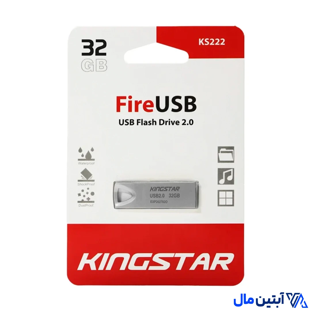 فلش مموری کینگ استار مدل KS222 ظرفیت ۳۲ گیگابایت — تصویر ۳